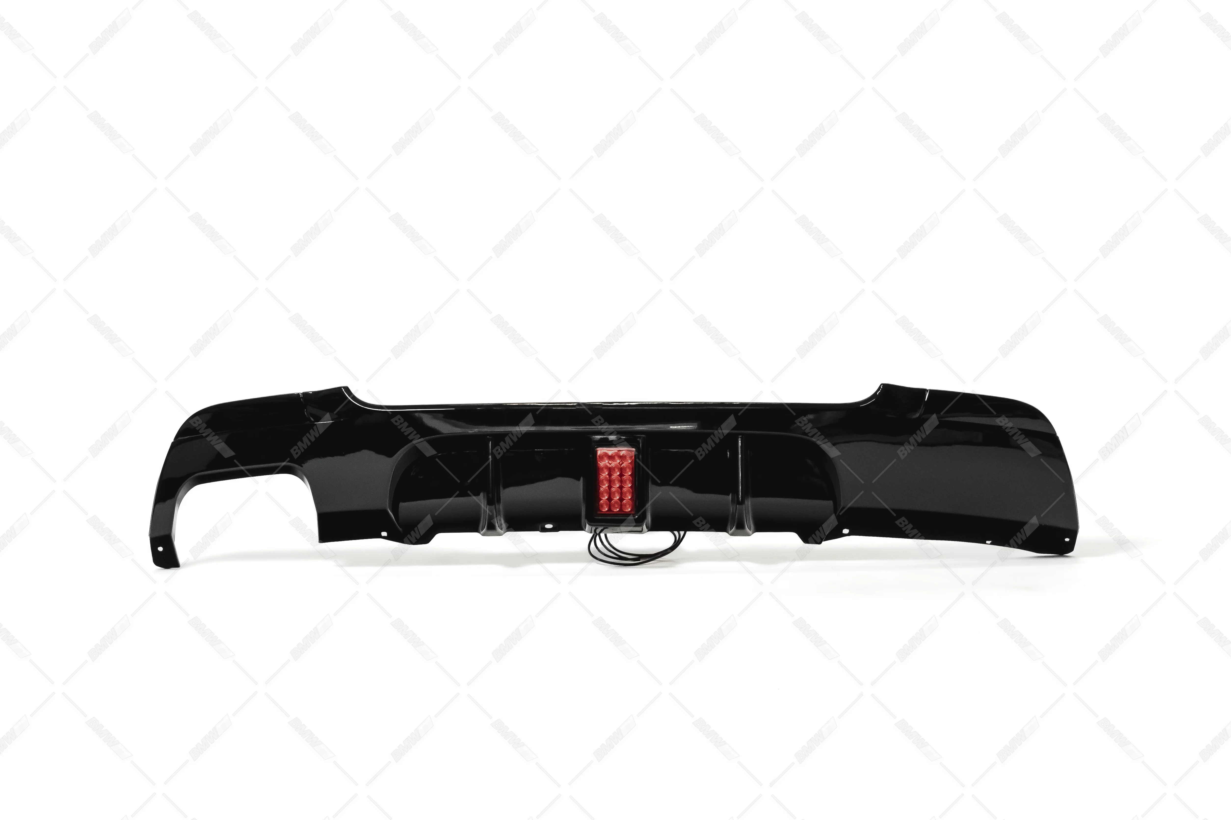BMW E92 E93 06-13 M-Performance takapuskurin diffusori jarruvalolla kiiltävän musta - Image 3