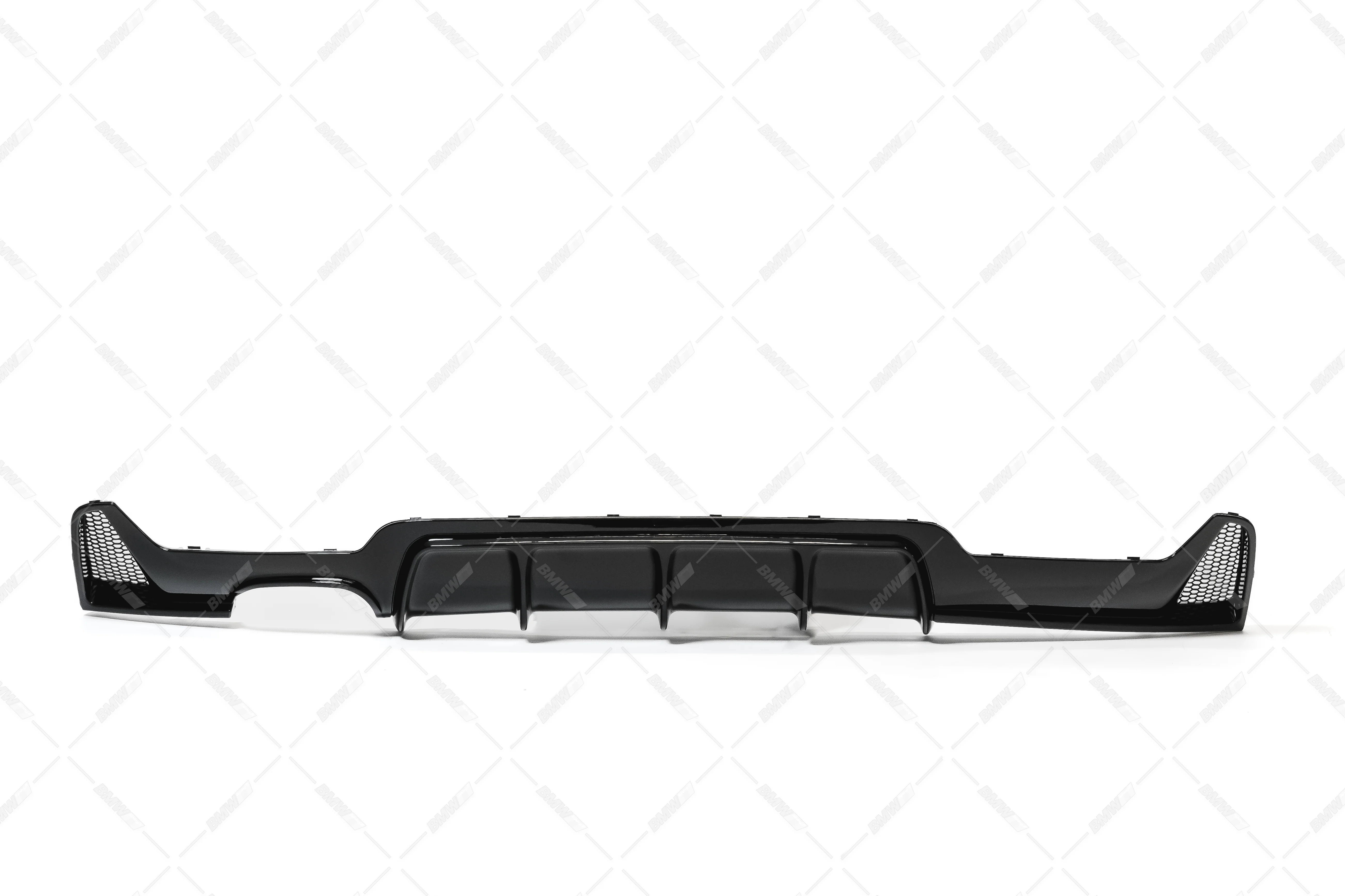 BMW F32 F33 F36, M-Performance kiiltävän musta takapuskurin diffuusori - Image 3